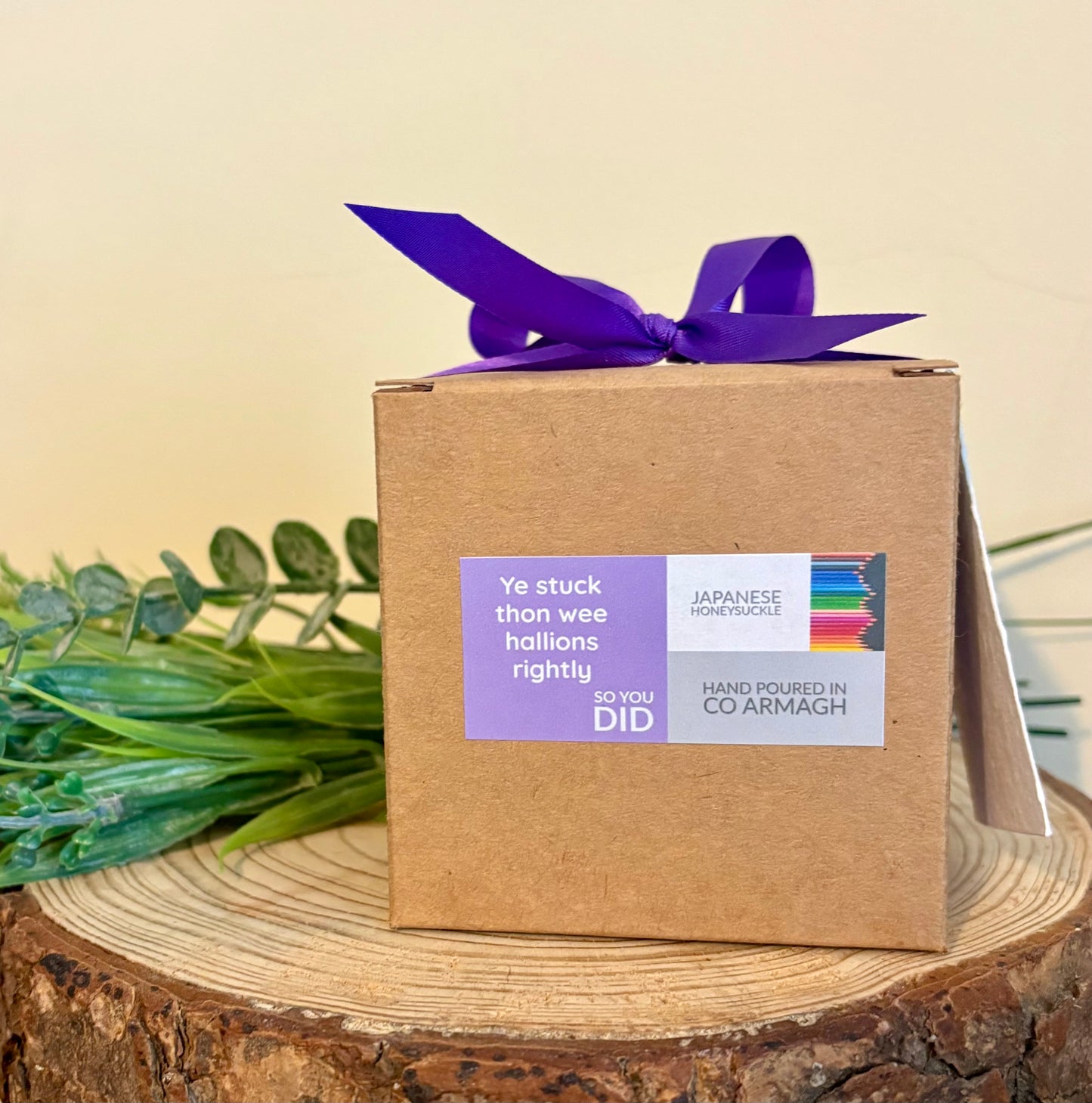 ‘Ye stuck thon wee hallions rightly so you did’ Teacher Candle gift box 96g