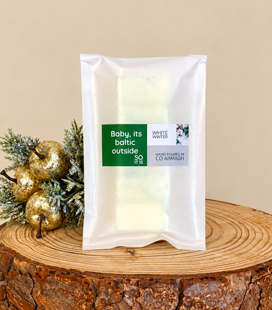 'Baby it’s baltic outside so it is' White Winter, 50g Wax Melt