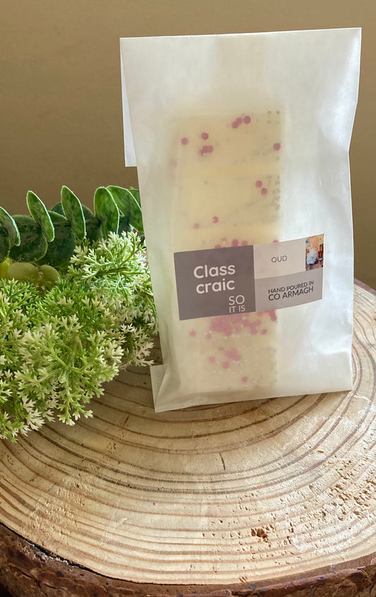 ‘Class craic so it is’ Oud 50g wax melt