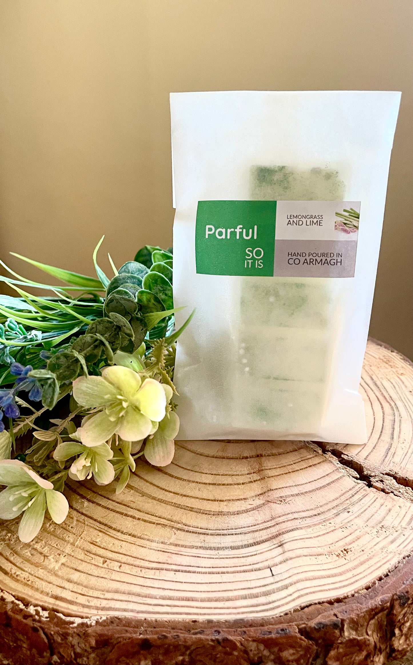 ‘Parful so it is' Lemongrass and Lime, 50g Wax Melt