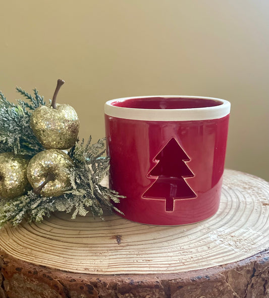 Christmas tree/ginger bread man tealight holder