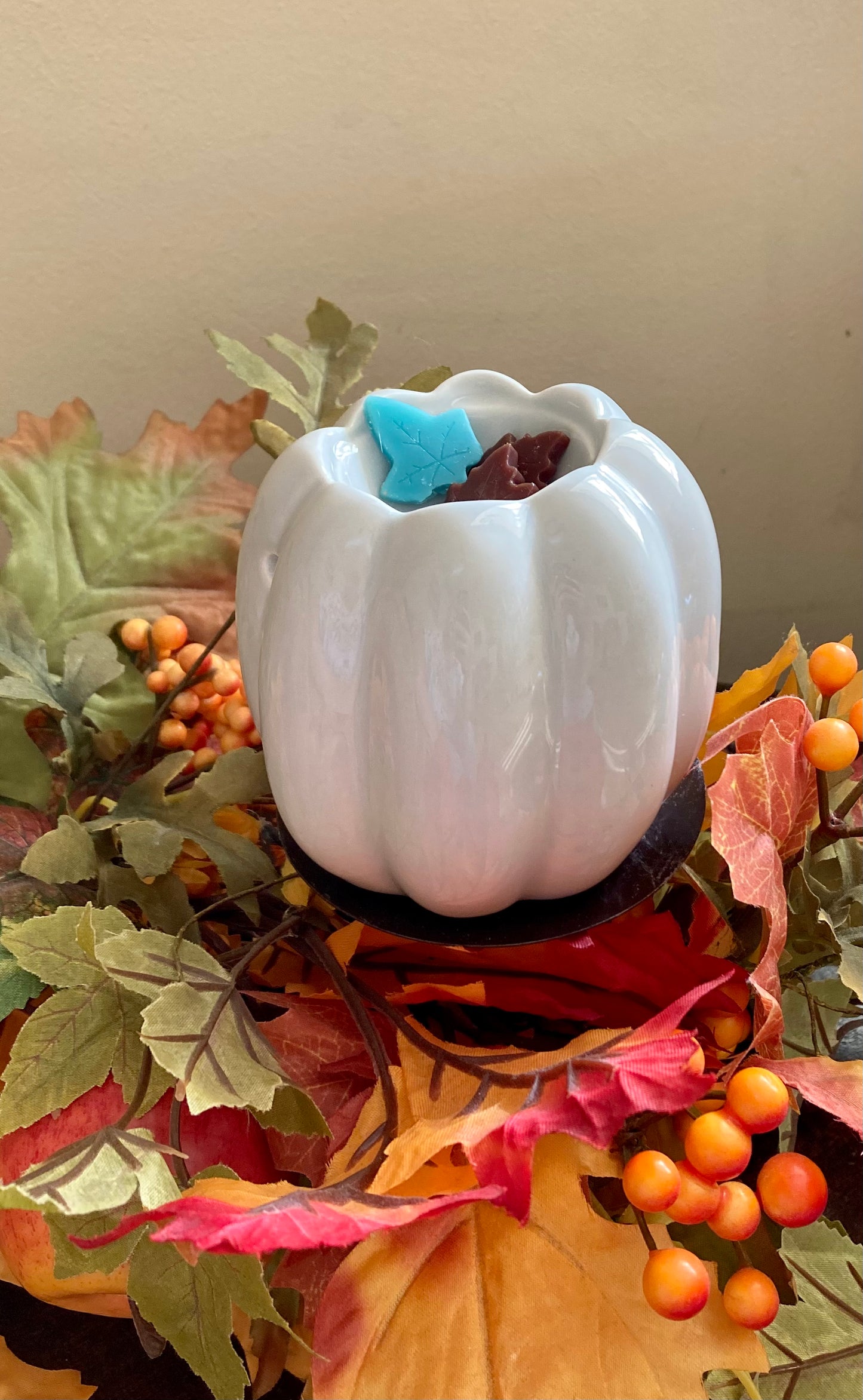 Grey, Autumn Pumpkin Wax Melter