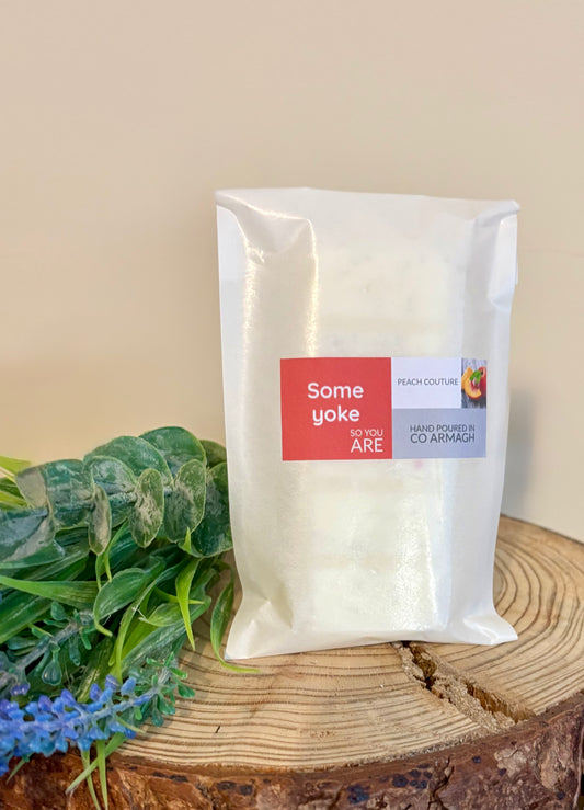 NEW ‘Some yoke so you are’ Peach Couture, 50g Wax Melt