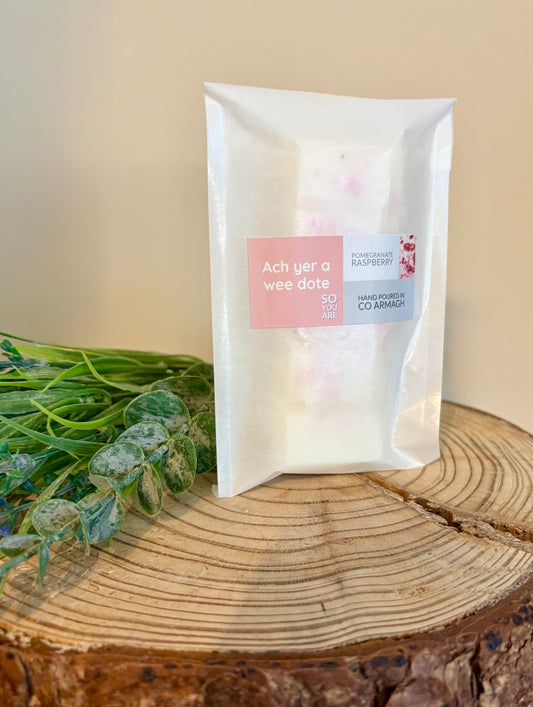‘Ach yer a wee dote so you are’ Pomegrante and Raspberry 50g Wax Melt